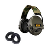 Активні навушники Sordin Supreme Pro X Green Camo GEL з гелевими амбушюрами, TD2253