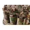 Штурмовая панель задняя под три магазина с утилитарным подсумком на плитоноску U-WIN AGILE Cordura 1000 - мультикам, изображение 4