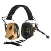 Активні захисні навушники з гарнітурою Earmor M32 PLUS (CB) - койот, Колір: Койот
