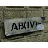 Патч Abrams Група Крові АB (IV) – Black - мультикам, зображення 3