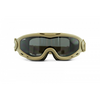 Захисна балістична маска Wiley X Spear Smoke 3 Lenses - койот, TD479, Вибір кольору: Tan, зображення 2 Захисна балістична маска Wiley X Spear Smoke 3 Lenses - койот, TD479, Вибір кольору: Tan, зображення 2