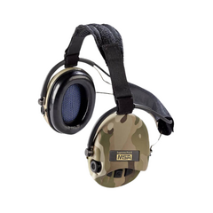 Активні навушники для стрільби Sordin Supreme Pro-X Multicam із заднім тримачем під шолом, Вибір кольору: Мультикам