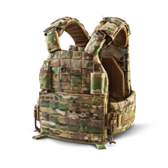 Плитоноска Plate Carrier U-WIN AGILE зі швидким скиданням 250х300 з камербандами Розміру 2 під балістичні пакети Cordura 1000 - мультикам