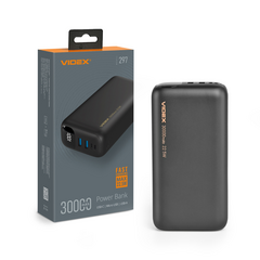 Павербанк 30000mAh VIDEX VPB-297 22.5W - черный
