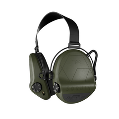 Активные наушники Sordin Supreme T2 Neckband с задним держателем под шлем - олива, Цвет: Олива