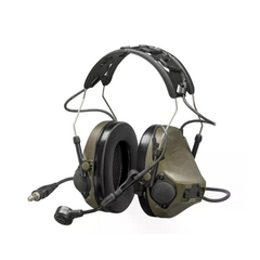 Активные тактические наушники 3M PELTOR ComTac VIII (MT14H418A-86 GN), вертикальные с 1 аудиовыходом 4 контакта NATO и микрофоном