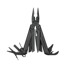 Мультиінструмент Leatherman Wave Plus, нейлоновий чохол - black, Колір: чорний