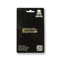 Патч Abrams Група Крові АB (IV) – Black - мультикам