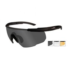 Тактичні окуляри Wiley X Saber Advanced / 3 лінзи - чорні, Вибір кольору: Black