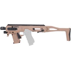 Комплект CAA Micro Roni génération 4x конверсионный тактический для Glock 17/19/19X/22/23/31/32 поколения 3, 4 и 5, койот