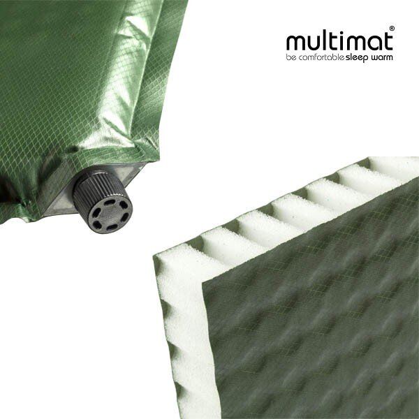 Каремат Multimat 35S самонадувающийся - олива, TD1112, изображение 2