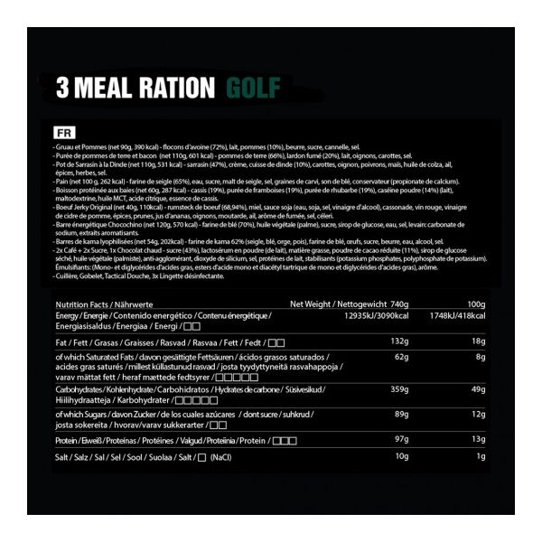 Сухпай Tactical Foodpack Golf Pack - 3, TD1341, изображение 10