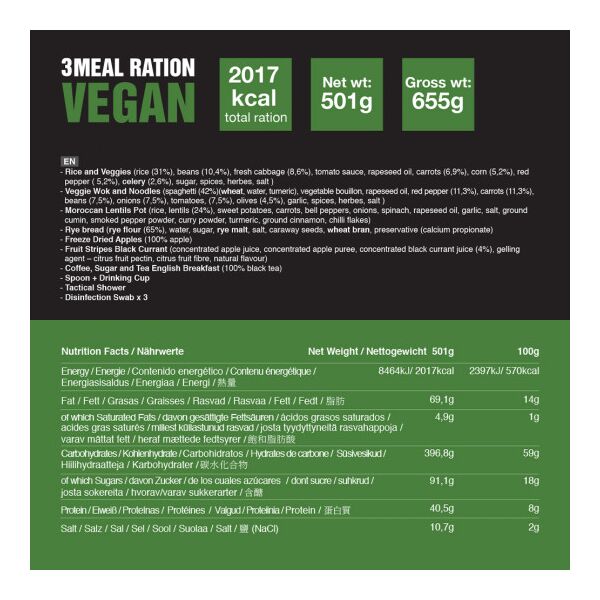 Сухпай Tactical Foodpack Vegan Pack - 3, TD1344, зображення 10