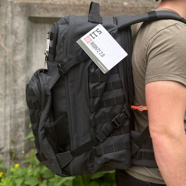 Рюкзак тактический 5.11 TACTICAL "RUSH72 2.0 BACKPACK" BLACK, TD538, Цвет товара: Black, изображение 15