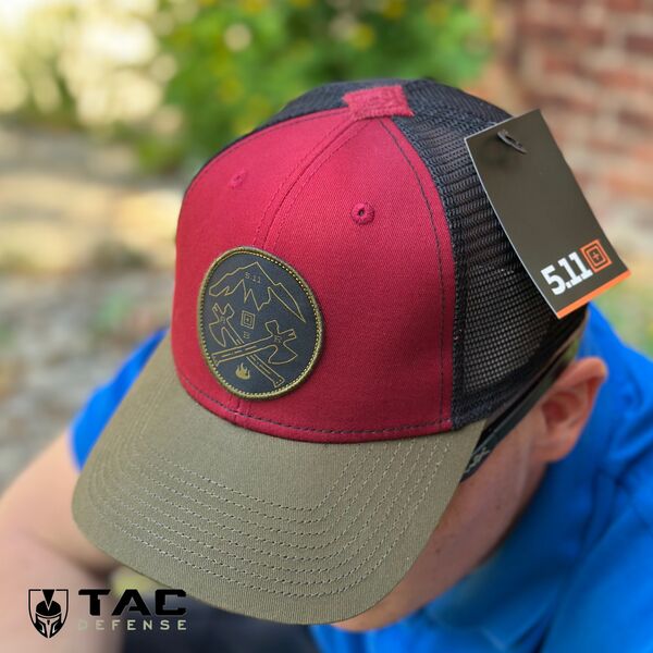 Кепка 5.11 CROSSED AXE MOUNTAIN TRUCKER, TD552, зображення 3 Кепка 5.11 CROSSED AXE MOUNTAIN TRUCKER, TD552, зображення 3