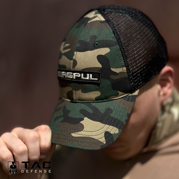 Кепка тактична MAGPUL WORDMARK GARMENT WASHED TRUCKER CAMO, TD352, зображення 4 Кепка тактична MAGPUL WORDMARK GARMENT WASHED TRUCKER CAMO, TD352, зображення 4