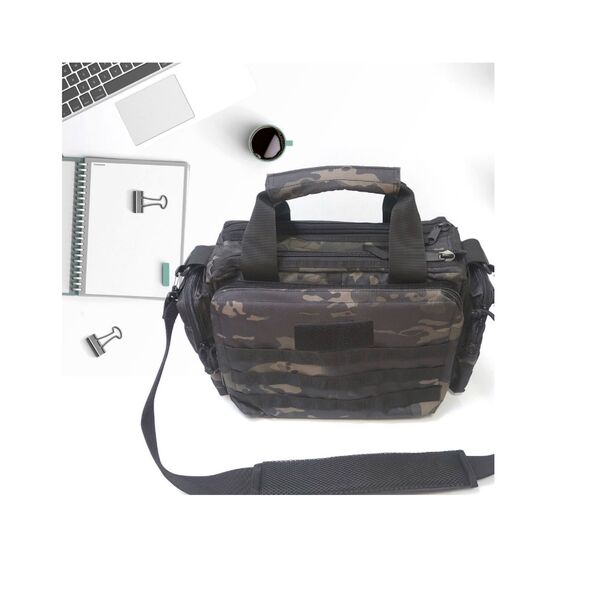 Тактична сумка-портфель для документів OPEX BLACK CAMO, TD1970, зображення 6