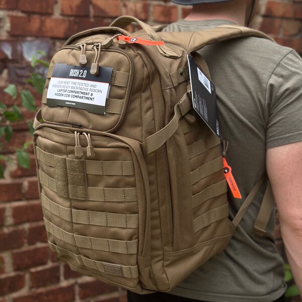 Рюкзак тактический 5.11 TACTICAL "RUSH24 2.0 BACKPACK" KANGAROO, TD543, Цвет товара: Coyote Kangaroo, изображение 6 Рюкзак тактический 5.11 TACTICAL "RUSH24 2.0 BACKPACK" KANGAROO, TD543, Цвет товара: Coyote Kangaroo, изображение 6