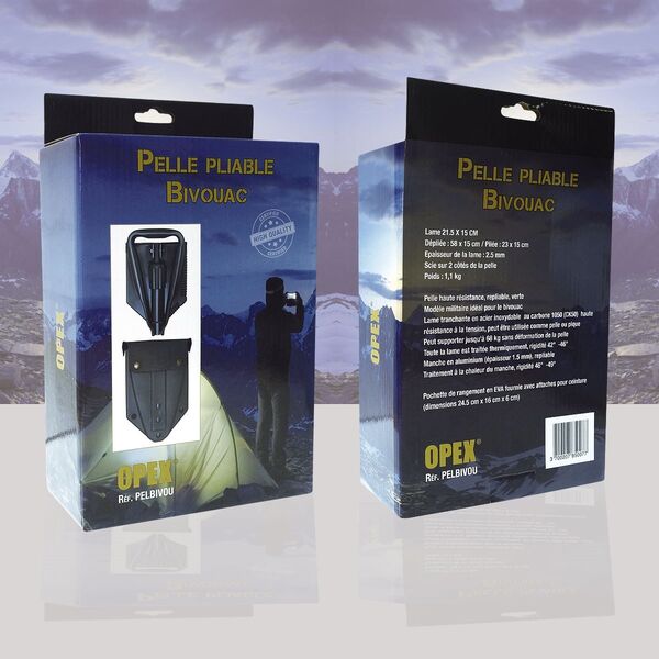 Складная лопатка повышенной прочности, TD1803, изображение 2 Складная лопатка повышенной прочности, TD1803, изображение 2