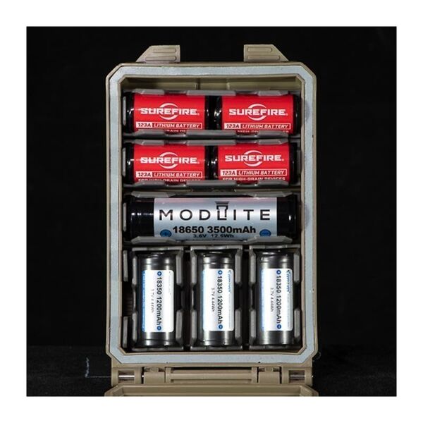 Захисний контейнер для батарейок CellVault-5M - олива, TD1848, Вибір кольору: Олива, зображення 7