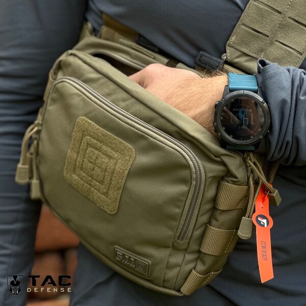 Сумка тактическая для скрытого ношения оружия 5.11 2-Banger - песочная, TD2101, Цвет: Койот, изображение 8