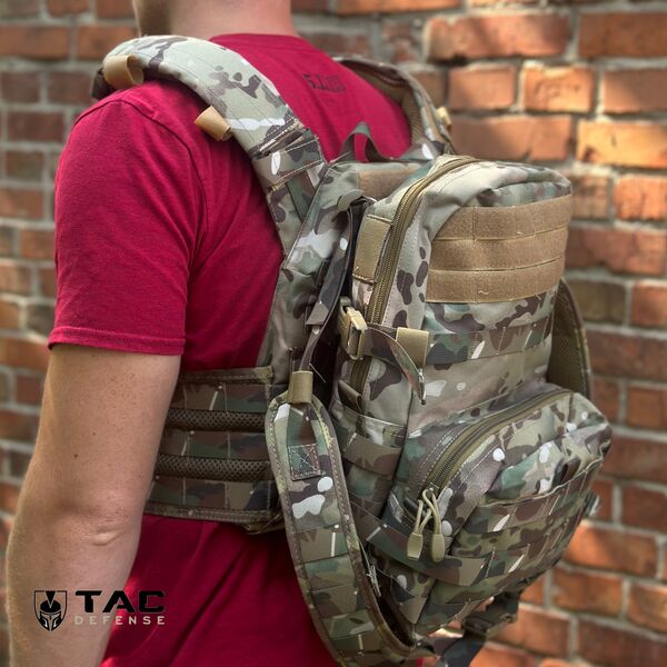 Плитоноска DEFCON 5 D5-BAV21-MULTICAM + Тактичний рюкзак, TD822, изображение 2
