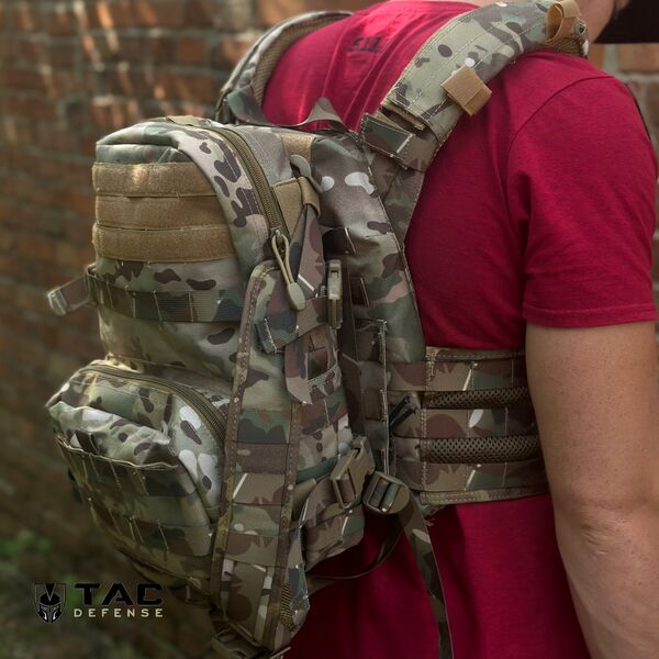 Плитоноска DEFCON 5 D5-BAV21-MULTICAM + Тактичний рюкзак, TD822, изображение 3