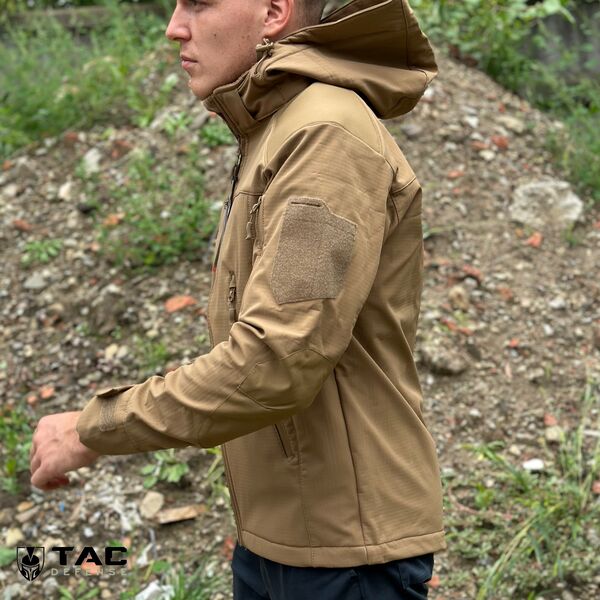 Куртка A10 Equipment® V2 Softshell Fighter - койот, TD627, Цвет товара: Койот, Размер: S, изображение 5