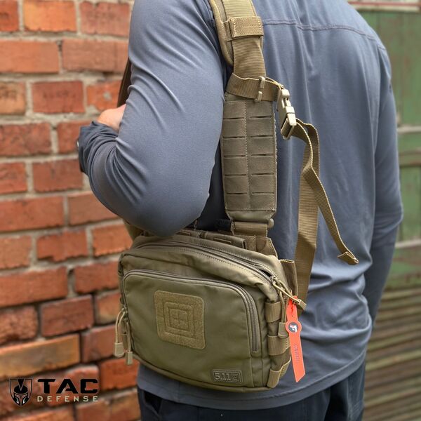 Сумка тактическая для скрытого ношения оружия 5.11 2-Banger - песочная, TD2101, Цвет: Койот, изображение 10