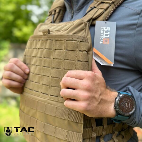 Плитоноска 5.11 TACTEC COYOTE KANGAROO, TD361, Вибір кольору: Coyote Kangaroo, зображення 7