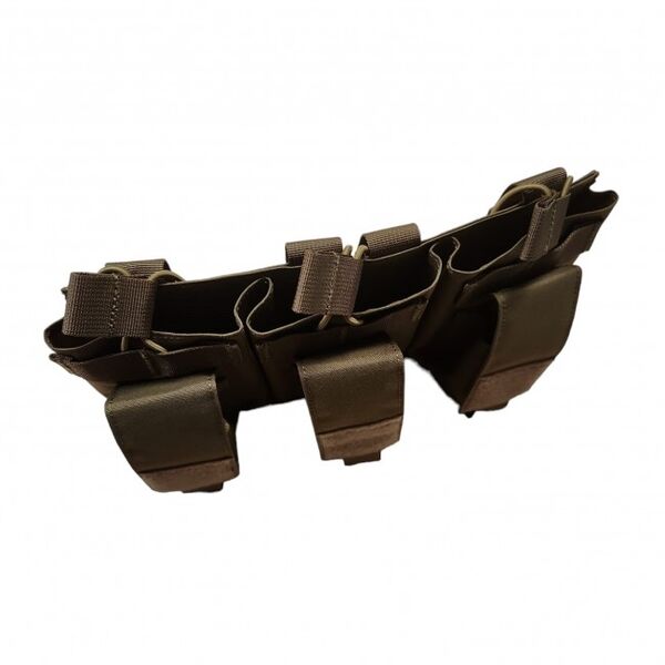 Подсумок для магазинов AK 47 / HK 416 с подсумками для гранат, TD2157, изображение 3 Подсумок для магазинов AK 47 / HK 416 с подсумками для гранат, TD2157, изображение 3