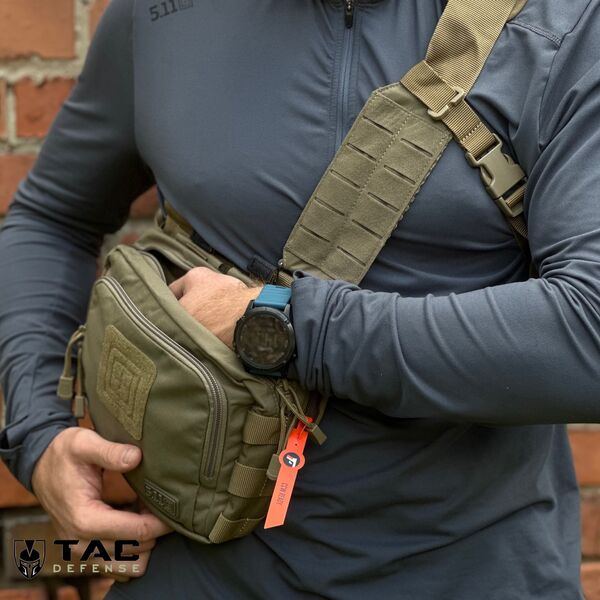 Сумка тактическая для скрытого ношения оружия 5.11 2-Banger - песочная, TD2101, Цвет: Койот, изображение 7