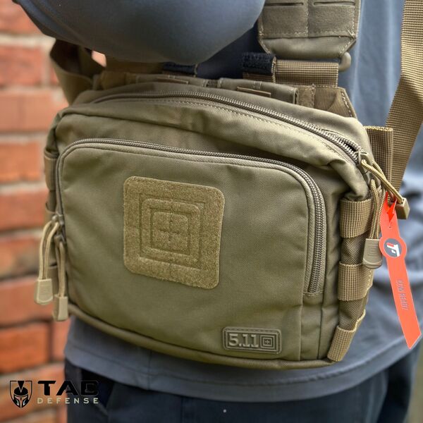 Сумка тактическая для скрытого ношения оружия 5.11 2-Banger - песочная, TD2101, Цвет: Койот, изображение 11