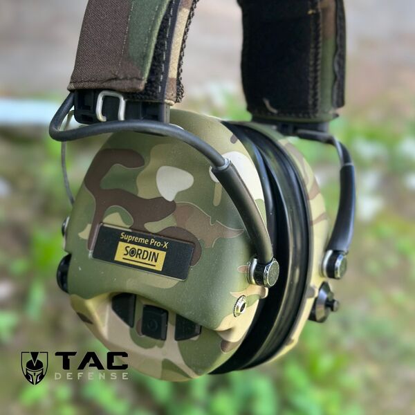 Активні навушники Sordin Supreme Pro-X LED - Multicam, TD433, Колір: Мультикам, зображення 10