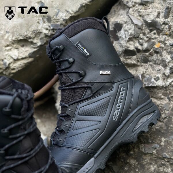 Берцы зимние Salomon TOUNDRA FORCES CSWP - черные | Размер 45 1/3, TD2113, Размер обуви Salomon: 45  1/3, изображение 12 Берцы зимние Salomon TOUNDRA FORCES CSWP - черные | Размер 45 1/3, TD2113, Размер обуви Salomon: 45  1/3, изображение 12