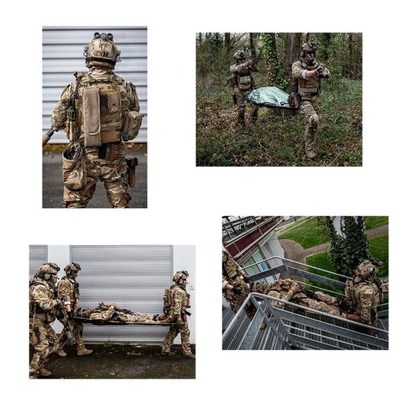 Евакуаційні складні ноші з карбону BLACKLITE®, TD2088, зображення 5 Евакуаційні складні ноші з карбону BLACKLITE®, TD2088, зображення 5