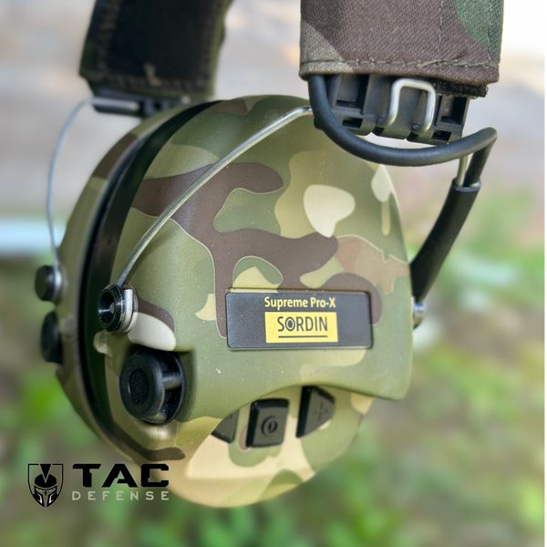 Активні навушники Sordin Supreme Pro-X LED - Multicam, TD433, Колір: Мультикам, зображення 9