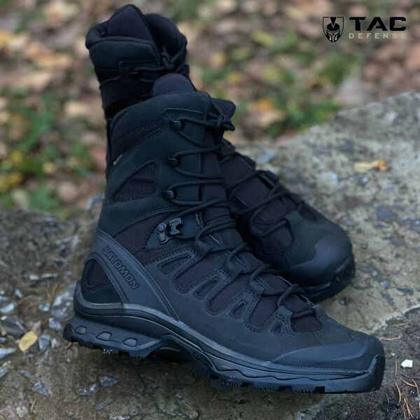 Берці тактичні Salomon Quest 4D Forces High GTX - чорні | Розмір 46 2/3, TD2203, Колір: чорний, Розмір взуття Salomon: 46 2/3, зображення 7 Берці тактичні Salomon Quest 4D Forces High GTX - чорні | Розмір 46 2/3, TD2203, Колір: чорний, Розмір взуття Salomon: 46 2/3, зображення 7