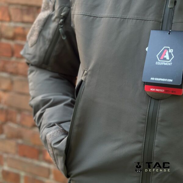 Куртка зимова A10 Equipment® XMF 200 FIGHTER HARDSHELL - олива, TD1598, Колір: олива, Розмір: M, зображення 12 Куртка зимова A10 Equipment® XMF 200 FIGHTER HARDSHELL - олива, TD1598, Колір: олива, Розмір: M, зображення 12