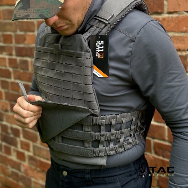 Плитоноска 5.11 TACTEC STORM GREY, TD1809, Цвет товара: Storm Grey, изображение 8