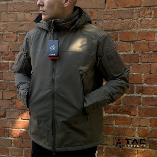 Куртка зимова A10 Equipment® XMF 200 FIGHTER HARDSHELL - олива, TD1601, Колір: олива, Розмір: 2XL, зображення 6