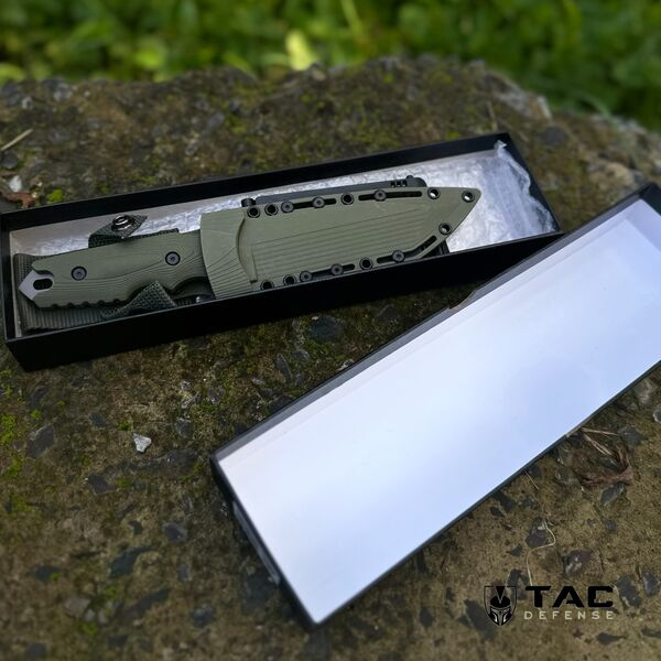 Тактичний ніж С4 Delta G10 12,5 см - олива, TD2161, Колір: олива, зображення 5