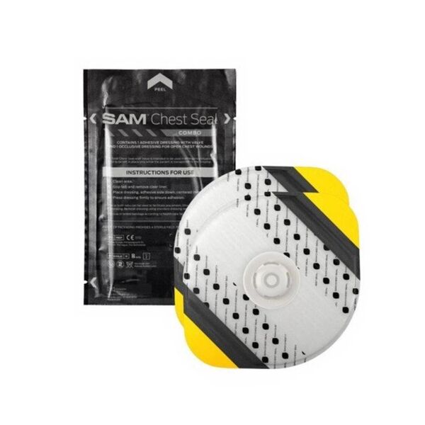Оклюзійна пов‘язка для герметизації грудної клітини SAM Chest Seal Combo Pack, TD2171