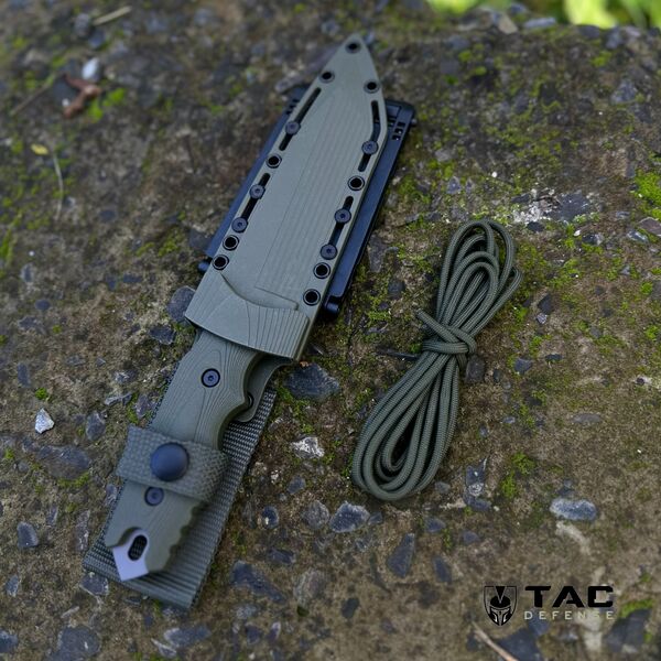 Тактичний ніж С4 Delta G10 12,5 см - олива, TD2161, Колір: олива, зображення 6