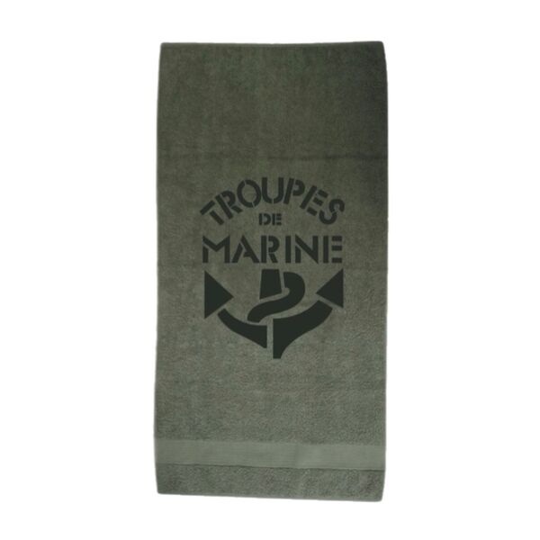 Полотенце военное с логотипом иностранных элитных подразделений - олива, TD2344, изображение 2