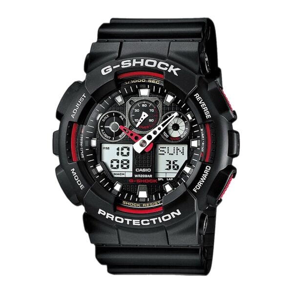 Годинник Casio G-SHOCK GA-100 - чорний/червоний, TD2398