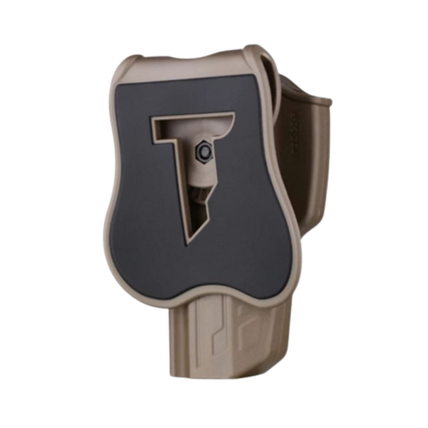 Кобура полімерна CYTAC для GLOCK 17, 22, 31 Gen (1,2,3,4,5) - койот, TD2449, зображення 2