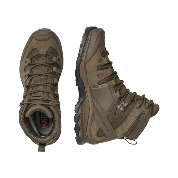 Берцы тактические Salomon Quest 4D GTX Forces 2 - коричневые | Размер 41 1/3, TD1865, Цвет: Коричневий, Размер обуви Salomon: 41 1/3, изображение 3 Берцы тактические Salomon Quest 4D GTX Forces 2 - коричневые | Размер 41 1/3, TD1865, Цвет: Коричневий, Размер обуви Salomon: 41 1/3, изображение 3