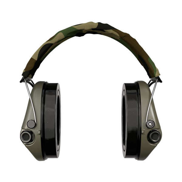 Активные наушники для стрельбы Sordin Supreme Pro-X LED - Green Camo, TD2671, Цвет: Олива - камуфляж, изображение 2 Активные наушники для стрельбы Sordin Supreme Pro-X LED - Green Camo, TD2671, Цвет: Олива - камуфляж, изображение 2
