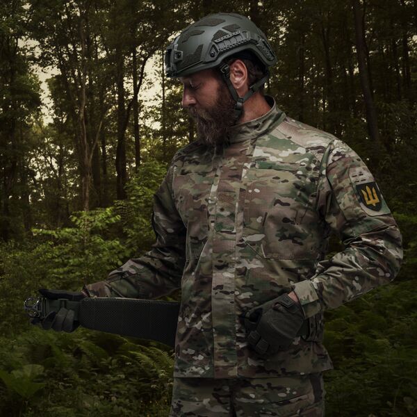 Тактический разгрузочный пояс с баллистической защитой - мультикам, TD2537, Спарений розмір: L-XL, изображение 3